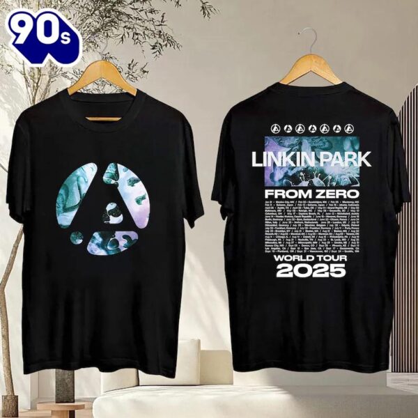 Linkin Park Graphic Shirt, 2025 Linkin Park From Zero World Tour Shirt, Linkin Park Rock Band Tee For Fans