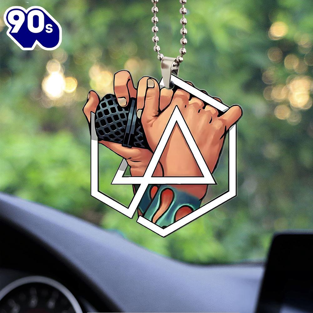 Linkin Park x Chester Bennington Custom Shape 2-sided Acrylic Car Ornament  Christmas Day Linkin Park x Chester Bennington Custom Shape 2-sided Acrylic Car Ornament  Christmas Day