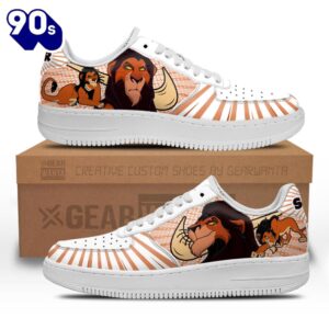 Lion Scar Air Sneakers Custom Villain The Lion King 2 Lion Scar Air Sneakers Custom Villain The Lion King