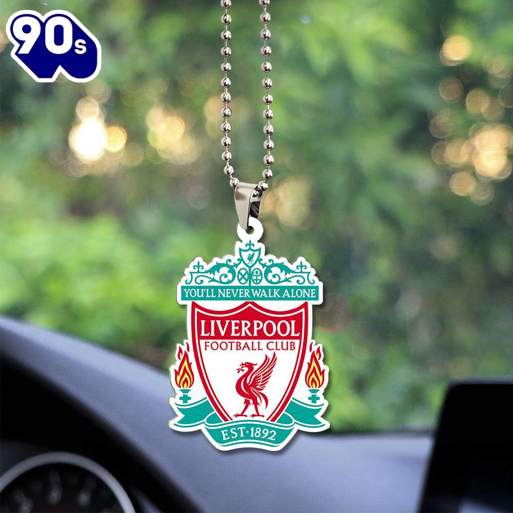 Liverpool Custom Shape 2-sided Acrylic Car Ornament  Christmas Day Liverpool Custom Shape 2-sided Acrylic Car Ornament  Christmas Day