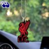Liverpool Custom Shape 2-sided Acrylic Car Ornament Gift For Xmas Christmas Day
