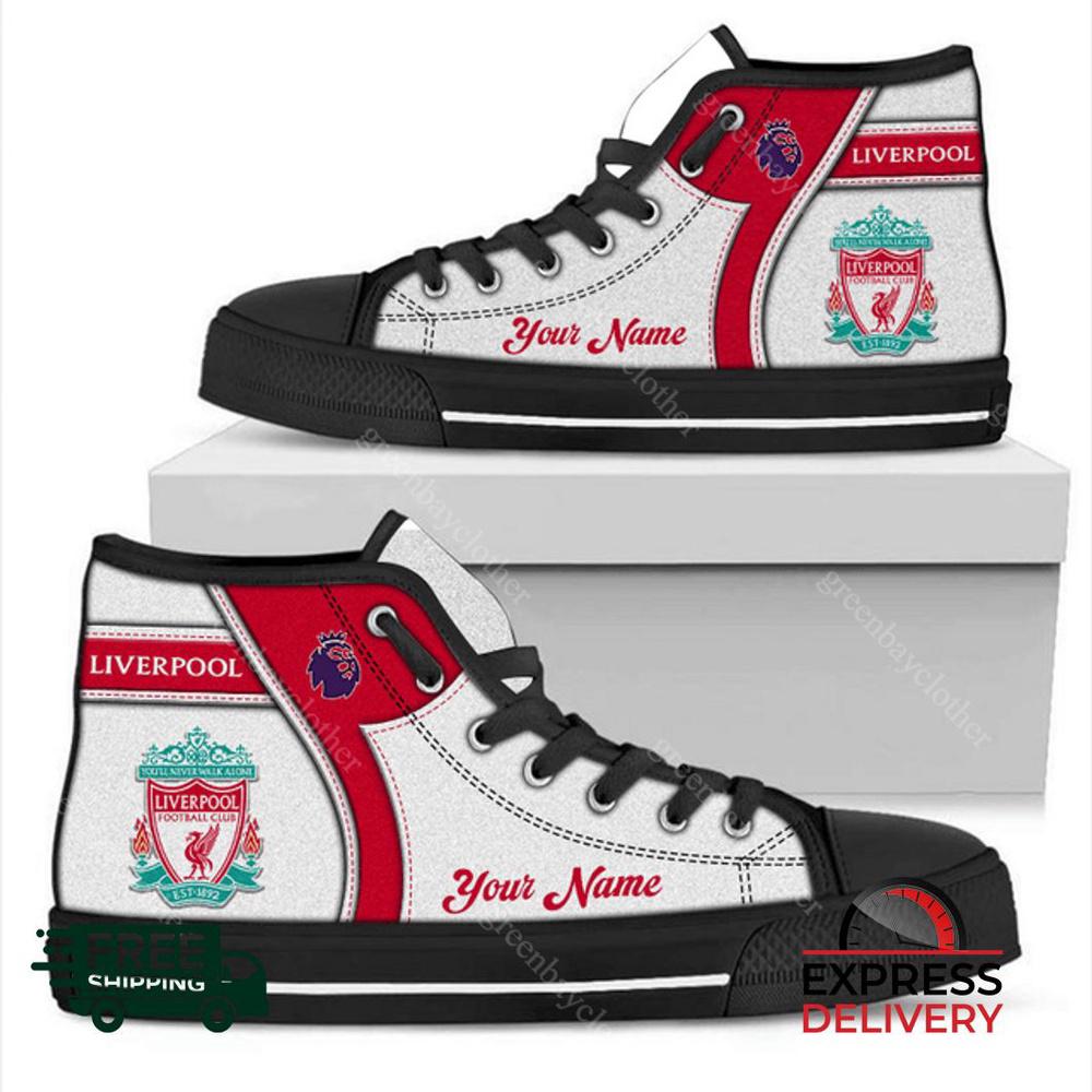 Liverpool F.C Personalzied High Top Canvas Shoes Liverpool F.C Personalzied High Top Canvas Shoes