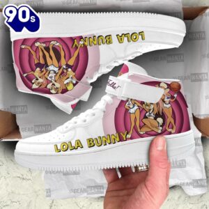 Lola Bunny High Top Air Force Shoes Custom Looney Tunes Sneakers
