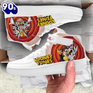 Looney Tunes High Top Air Force Shoes Custom Sneakers Fans