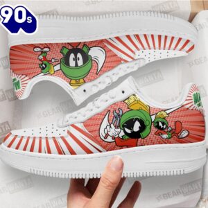 Looney Tunes Marvin Air Sneakers Custom