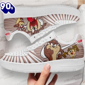Looney Tunes Tasmanian Devil Air Sneakers Custom