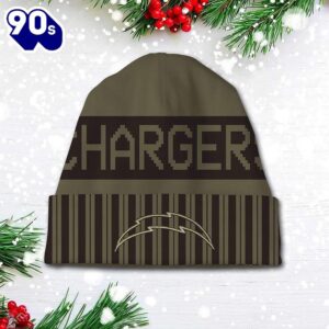 Los Angeles Chargers 2025 Salute to Service Beanie Hat