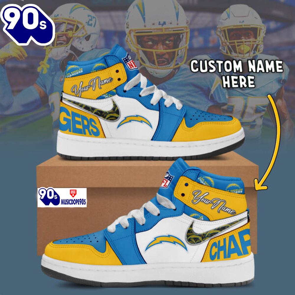 Los Angeles Chargers Air Jordan 1 Shoes Los Angeles Chargers Air Jordan 1 Shoes