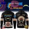 Los Angeles Chargers Native American Heritage Month Custom Name Hoodie, Sport Trend 3D Shirt