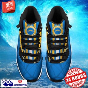 Los Angeles Chargers NFL Air Jordan 11 Sneakers Shoes Gift For Fans 1 Los Angeles Chargers NFL Air Jordan 11 Sneakers Shoes Gift For Fans