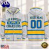 Los Angeles Chargers NFL Varsity Stripe Zip Hoodie, NFL Trending Shirt