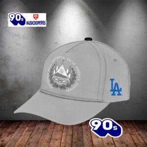 Los Angeles Dodgers Salvadoran Heritage Classic Cap 2 Los Angeles Dodgers Salvadoran Heritage Classic Cap