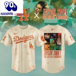 Los Angeles Dodgers Taylor Swift The Life Of A Showgirl Album 2025 Baseball Jersey