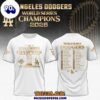 Los Angeles Dodgers World Series 2025 Champions Win White 3D T-Shirt