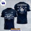 Los Angeles Dodgers x World Series 2025 Champions Navy 3D T-Shirt