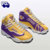 Los Angeles Lakers Custom Name Air Jordan 13 Sneakers. Best Gift For Men And Women Gift Xmas