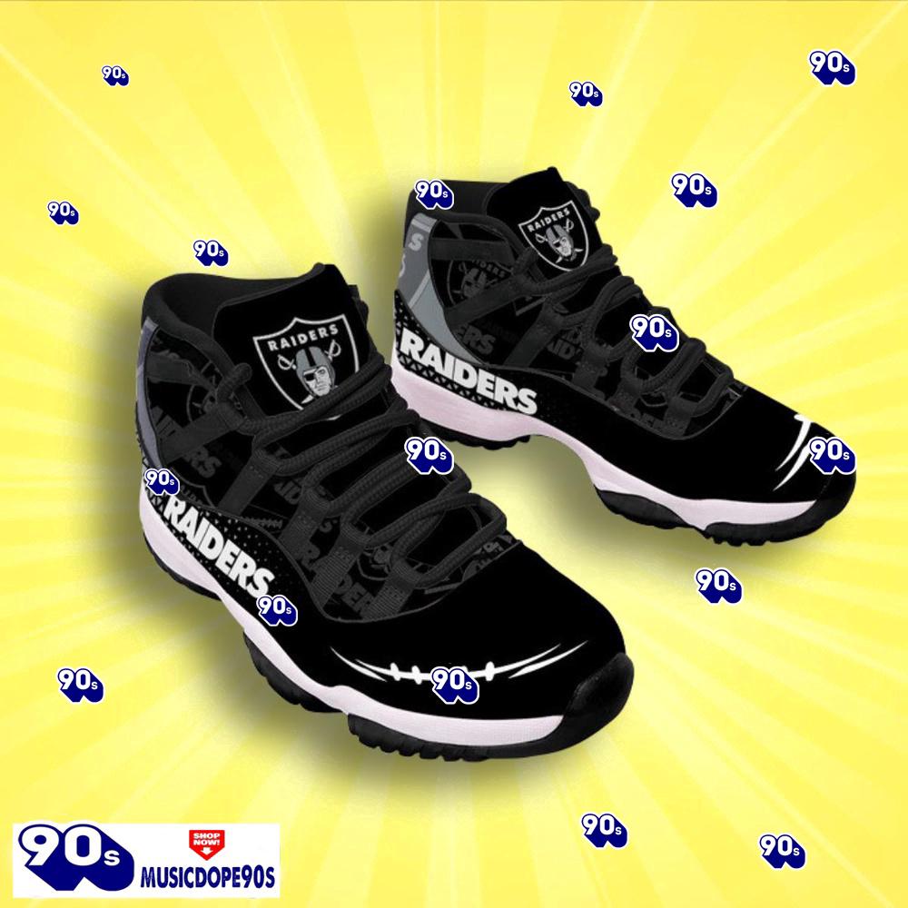 Los Angeles Raiders Football Team Air Jordan 11 Best Sneakers For Men Women Fans Los Angeles Raiders Football Team Air Jordan 11 Best Sneakers For Men Women Fans