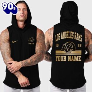 Los Angeles Rams Men Workout Hooded Tank Top