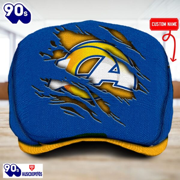 Los Angeles Rams NFL Basic Design Personalized Jeff Cap