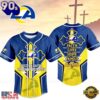 Los Angeles Rams NFL Blessed Beyond The Score Baseball Jersey, Trending NFL Jersey