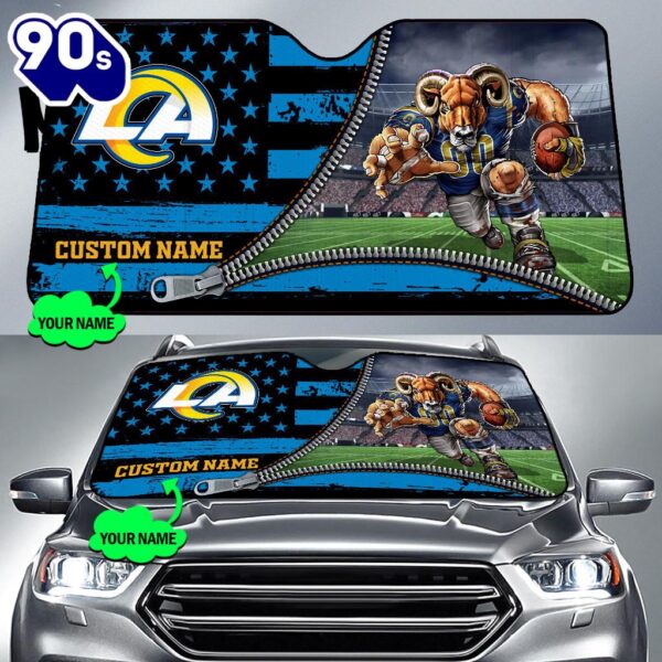 Los Angeles Rams NFL Car Sun Shade