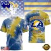Los Angeles Rams NFL Sunday Legends Tie Dye 3D Shirt, NFL Trending Shirt