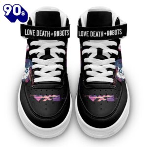 Love, Death & Robots High Top Air Force Shoes Custom Sneakers