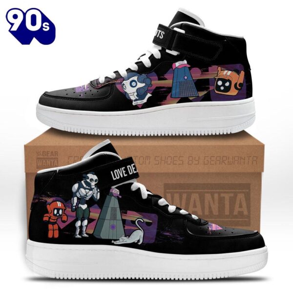 Love, Death & Robots High Top Air Force Shoes Custom Sneakers