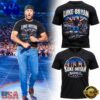 Luke Bryan And Friends Nashville Bridgestone Arena 2026 Concert Two Sided Black T Shirt, Viral 3D Music Tee