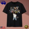 Luke Bryan Photo Text Fill Vintage Country Music Graphic T Shirt , Trending Music 2D Tee