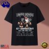 Lynyrd Skynyrd 62th Anniversary 1964 2026 Band Signatures T Shirt, Trending Music 2D Tee