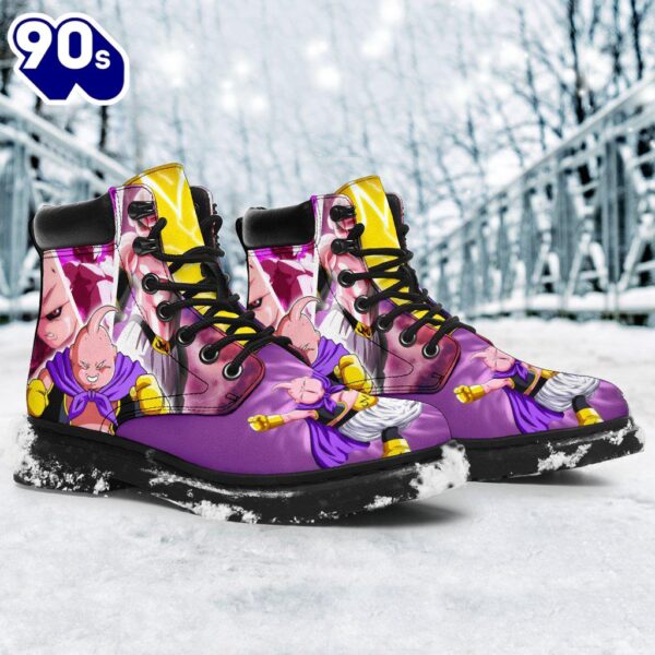 Majin Buu Dragon Ball Leather Boots Shoes Anime Custom Idea