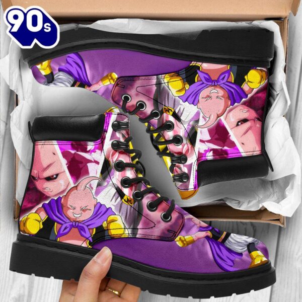 Majin Buu Dragon Ball Leather Boots Shoes Anime Custom Idea