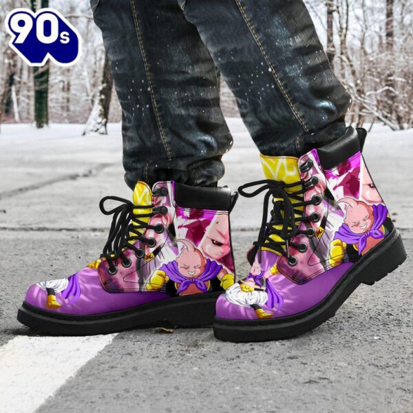 Majin Buu Dragon Ball Leather Boots Shoes Anime Custom Idea