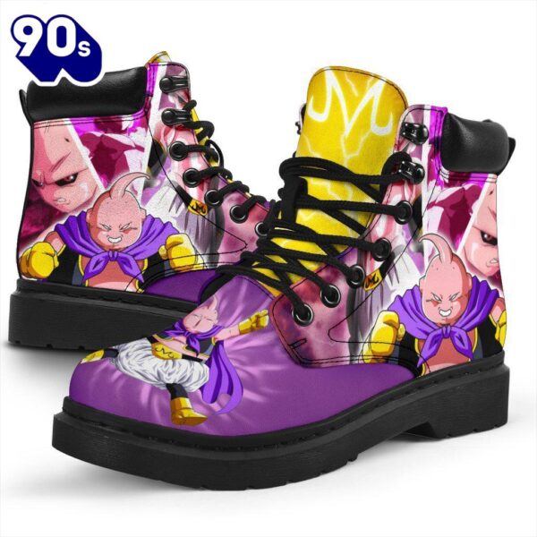 Majin Buu Dragon Ball Leather Boots Shoes Anime Custom Idea