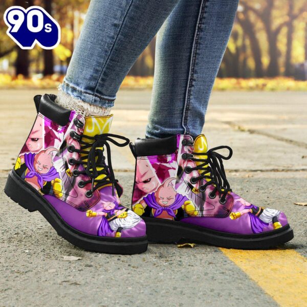 Majin Buu Dragon Ball Leather Boots Shoes Anime Custom Idea