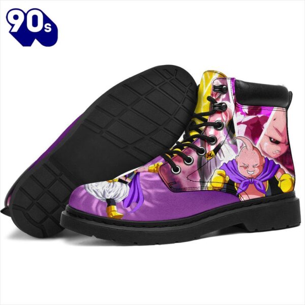 Majin Buu Dragon Ball Leather Boots Shoes Anime Custom Idea