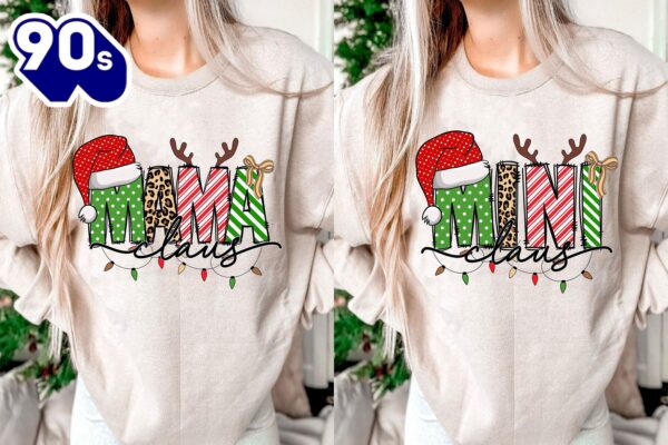 Mama Claus, Funny Christmas Mama Shirt