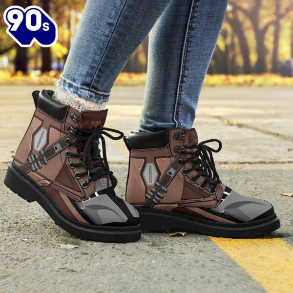 Mandalorian Leather Boots Bounty Hunter Style Custom