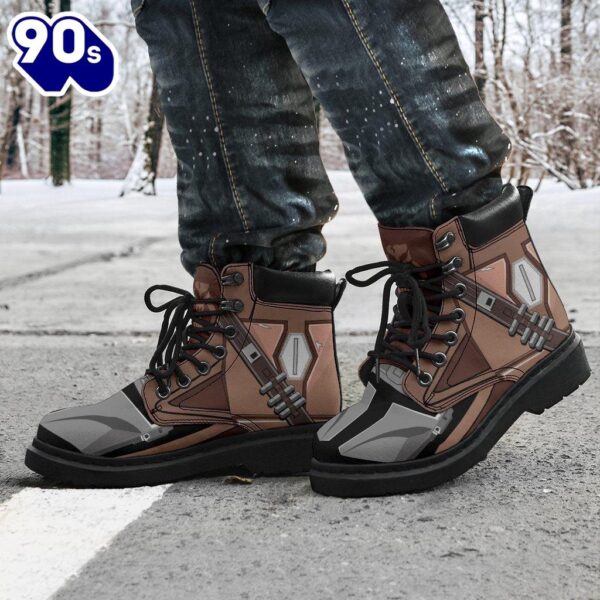 Mandalorian Leather Boots Bounty Hunter Style Custom