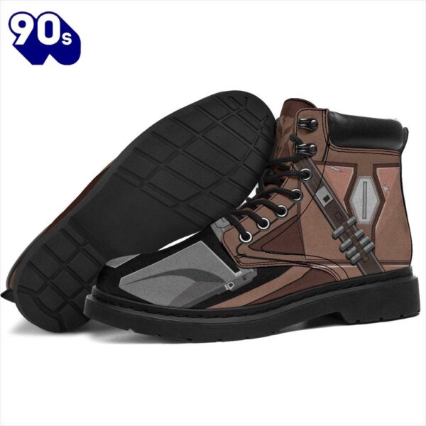 Mandalorian Leather Boots Bounty Hunter Style Custom