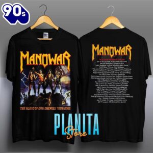 Manowar Tour 2025 T-Shirt –…