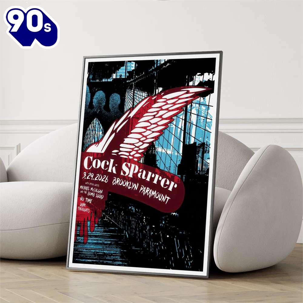 Mar 29, 2026 Cock Sparrer Concert Tour in Brooklyn, NY Poster Mar 29, 2026 Cock Sparrer Concert Tour in Brooklyn, NY Poster
