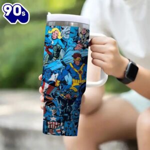 Marvel And DC Characters Design Leakproof Tumbler