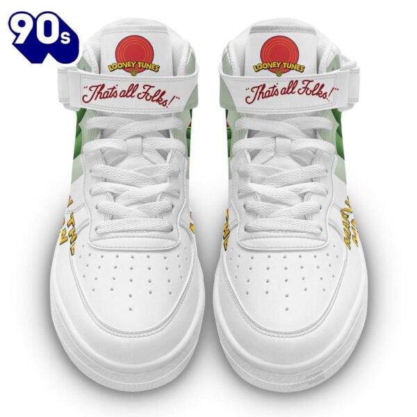 Marvin the Martian High Top Air Force Shoes Custom Looney Tunes Sneakers