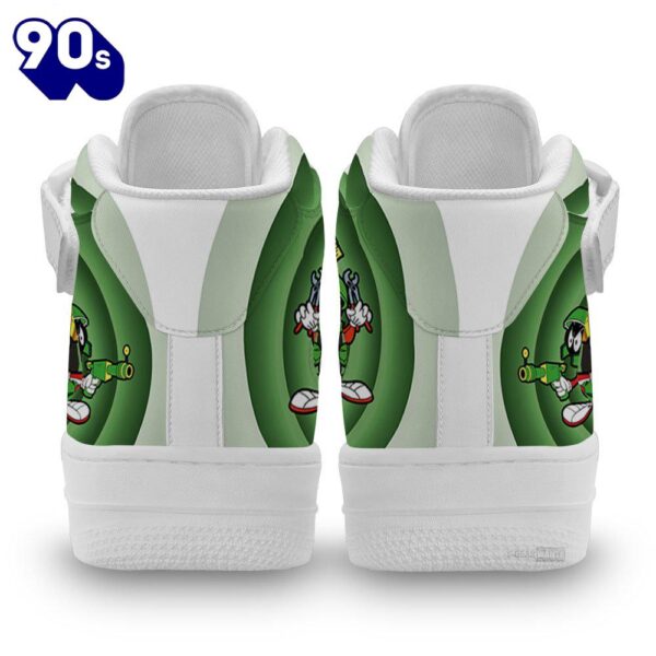 Marvin the Martian High Top Air Force Shoes Custom Looney Tunes Sneakers