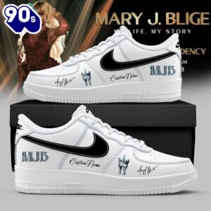 Mary J. Blige Las Vegas Residency Tour 2026 Signature Custom Name White Shoes AF V2