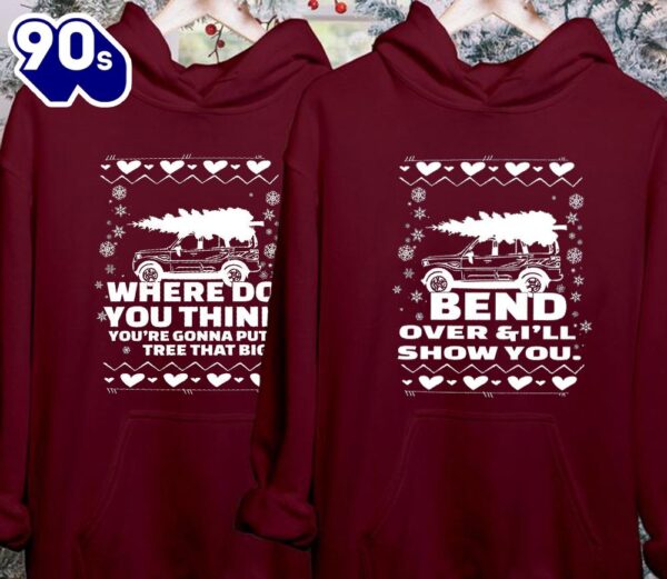 Matching Couple Hoodies Reveal Christmas Matching Set