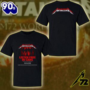 Maximum Metallica SiriusXM Listen Free In Cars T-Shirt Through September 30 For Fans