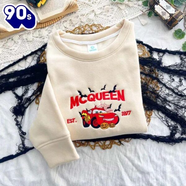 McQueen Halloween- Embroidered Sweatshirt For Man And Women